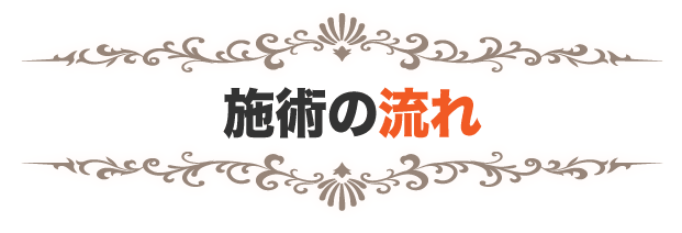 施術の流れ